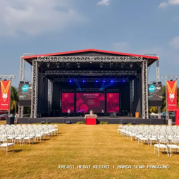 Harga Sewa Panggung Kediri – Konstruksi Kokoh