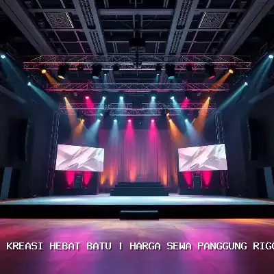 harga sewa panggung rigging 4x6 Batu