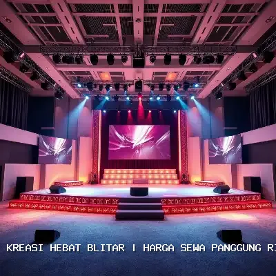 harga sewa panggung rigging 4x6 Blitar
