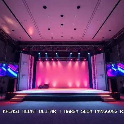 Harga Sewa Panggung Rigging 4×6 Blitar