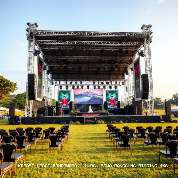 Harga Sewa Panggung Rigging 4×6 Bondowoso