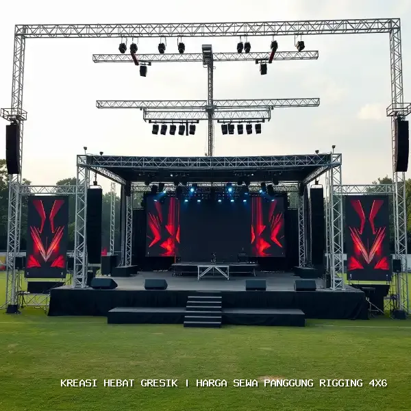 harga sewa panggung rigging 4x6 Gresik