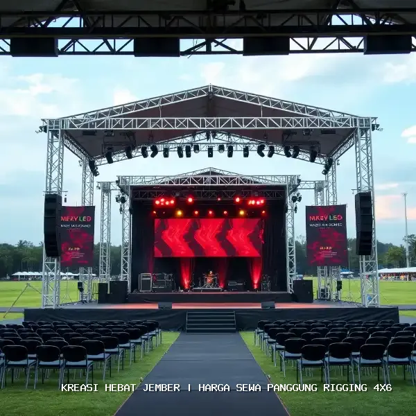 harga sewa panggung rigging 4x6 Jember