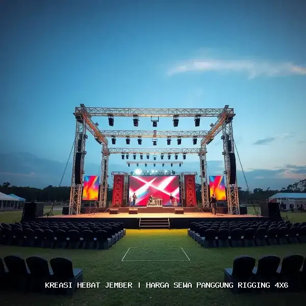Harga Sewa Panggung Rigging 4×6 Jember