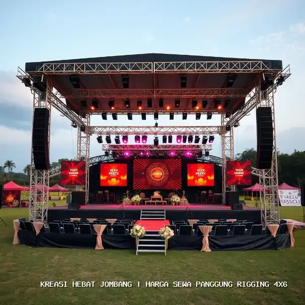 harga sewa panggung rigging 4x6 Jombang