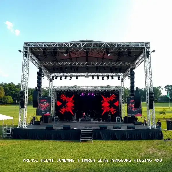 Harga Sewa Panggung Rigging 4×6 Jombang