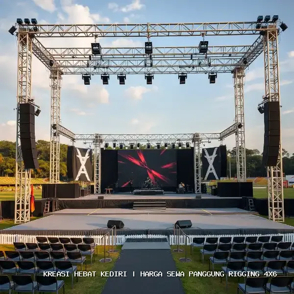 harga sewa panggung rigging 4x6 Kediri