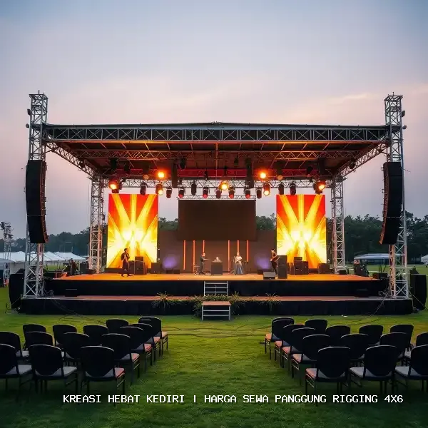 Harga Sewa Panggung Rigging 4×6 Kediri