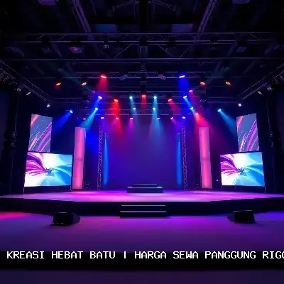 harga sewa panggung rigging 8x10 Batu