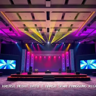 Harga Sewa Panggung Rigging 8×10 Batu
