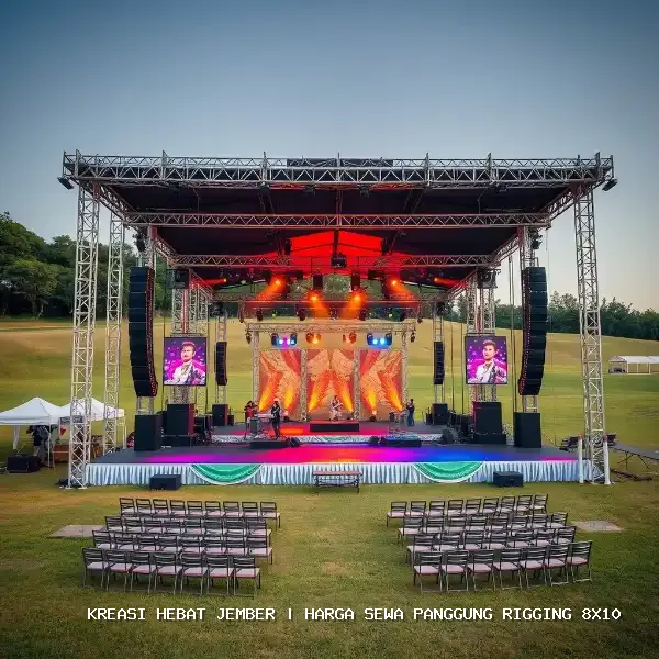 Harga Sewa Panggung Rigging 8×10 Jember