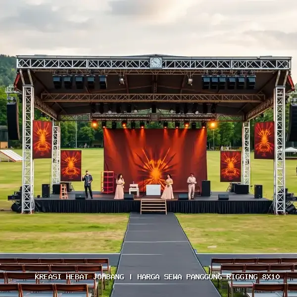 Harga Sewa Panggung Rigging 8×10 Jombang