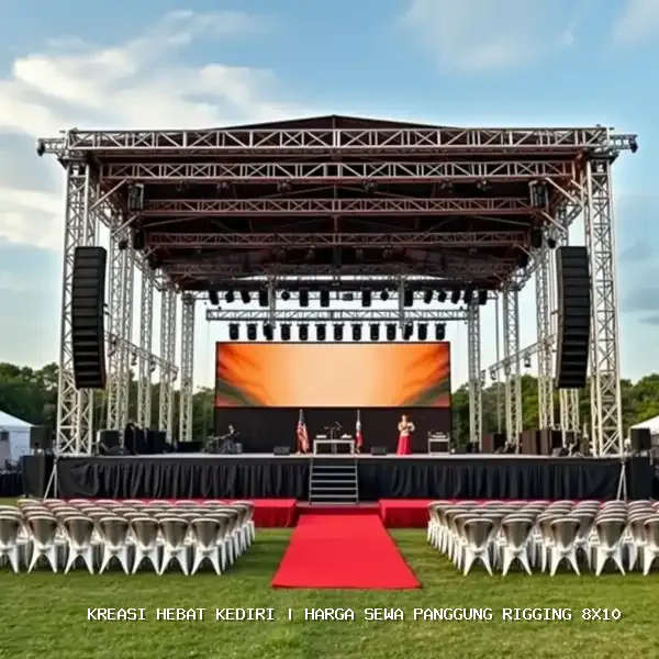 Harga Sewa Panggung Rigging 8×10 Kediri
