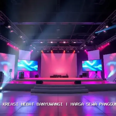 Harga Sewa Panggung Ukuran 4×6 Banyuwangi