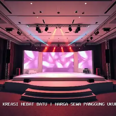 Harga Sewa Panggung Ukuran 4×6 Batu