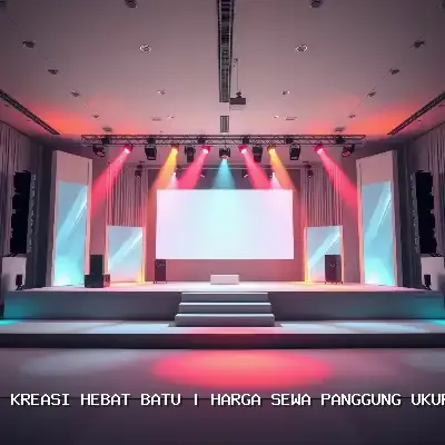 Harga Sewa Panggung Ukuran 4×6 Batu