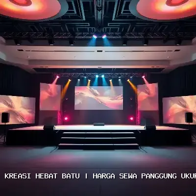 Harga Sewa Panggung Ukuran 4×6 Batu