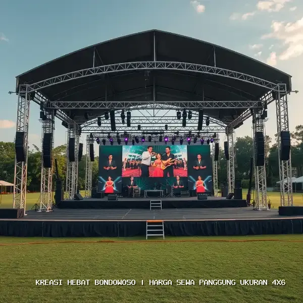Harga Sewa Panggung Ukuran 4×6 Bondowoso