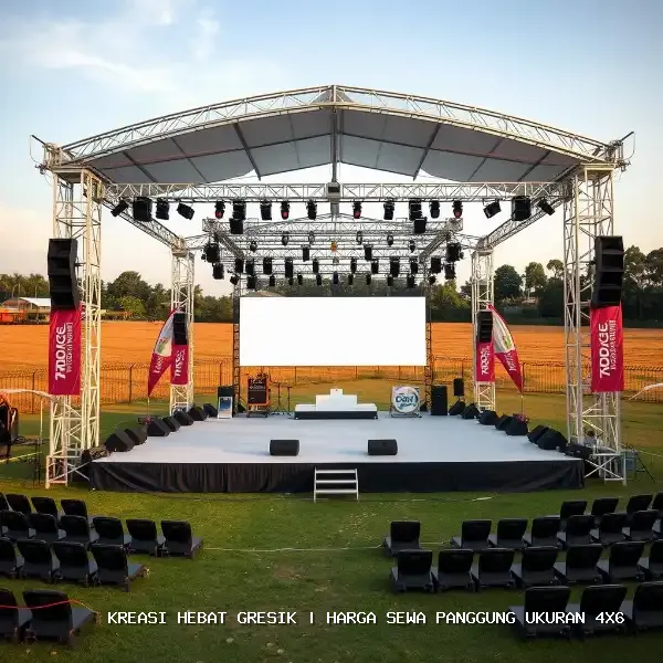 harga sewa panggung ukuran 4x6 Gresik