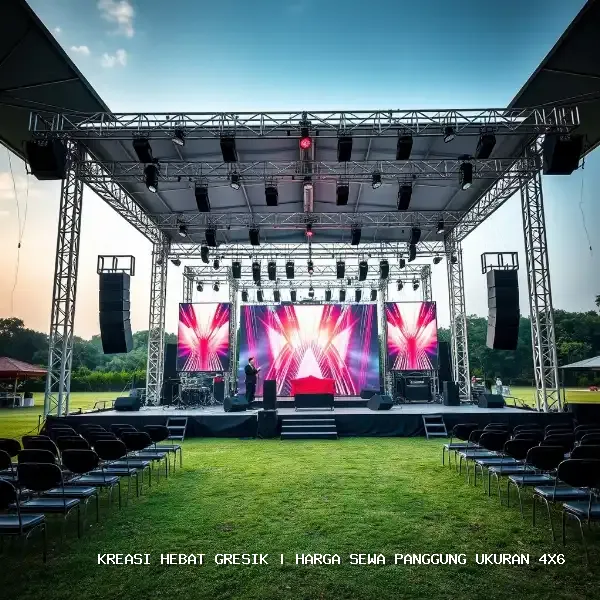 Harga Sewa Panggung Ukuran 4×6 Gresik