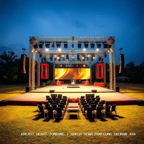 Harga Sewa Panggung Ukuran 4×6 Jombang
