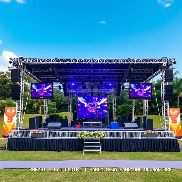 Harga Sewa Panggung Ukuran 4×6 Kediri