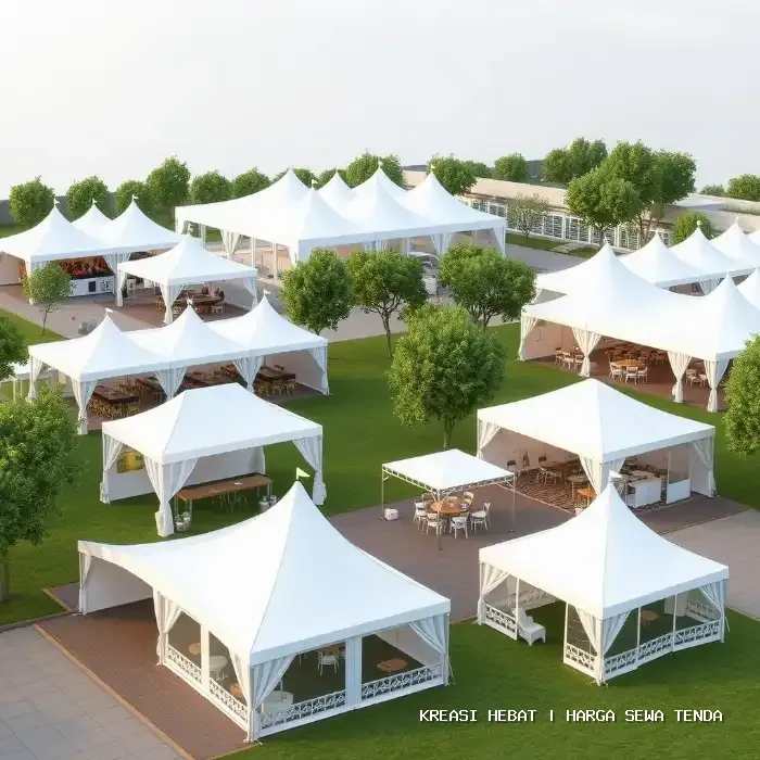 Harga Sewa Tenda Terjangkau dengan Struktur Aman