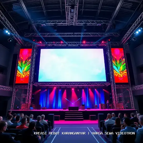 Jasa Sewa Videotron & LED Screen Display