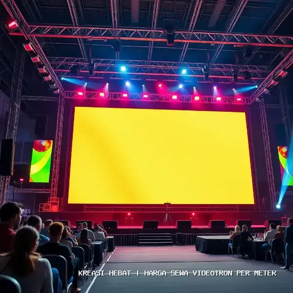 harga sewa videotron per meter