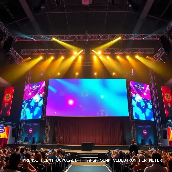 harga sewa videotron per meter Boyolali