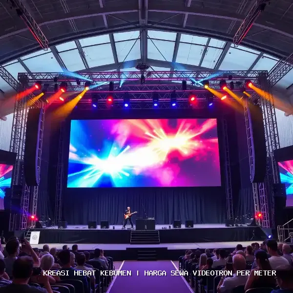 harga sewa videotron per meter Kebumen