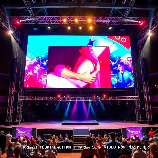 harga sewa videotron per meter Pacitan