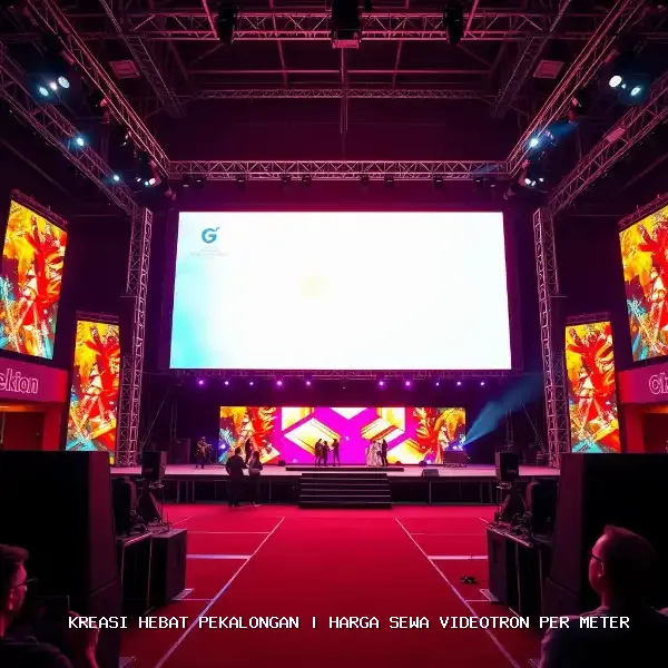 Jasa Sewa Videotron & LED Screen Display