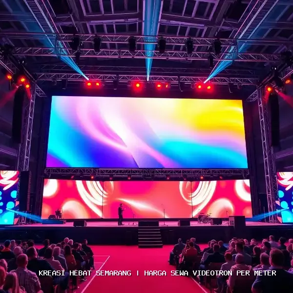 harga sewa videotron per meter Semarang