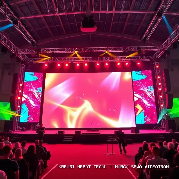 harga sewa videotron Tegal