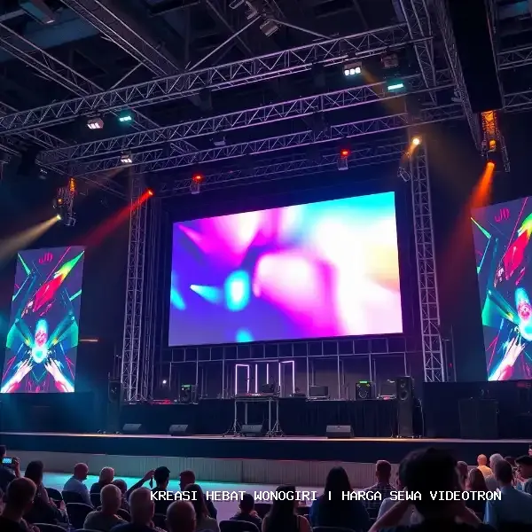 Jasa Sewa Videotron & LED Screen Display