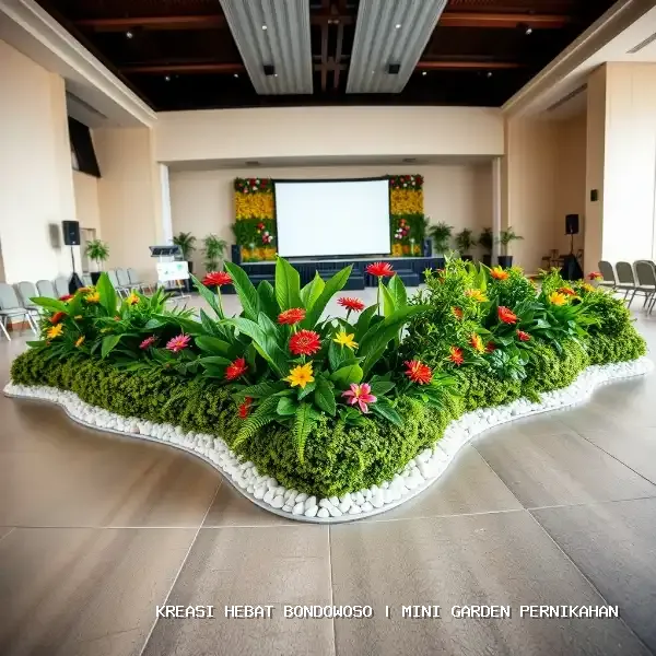 mini garden pernikahan Bondowoso