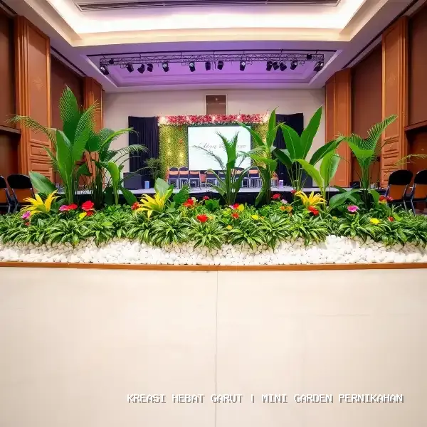 mini garden pernikahan Garut