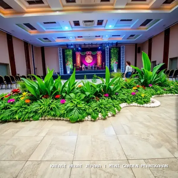 mini garden pernikahan Jepara