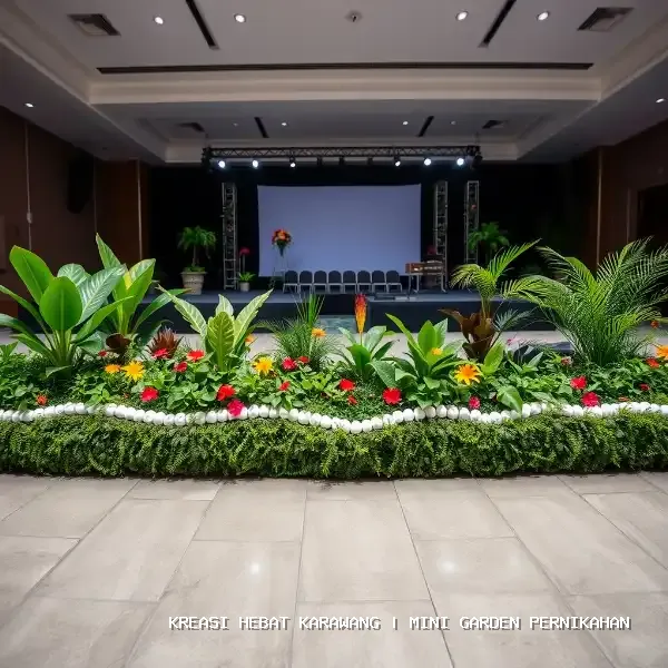 mini garden pernikahan Karawang