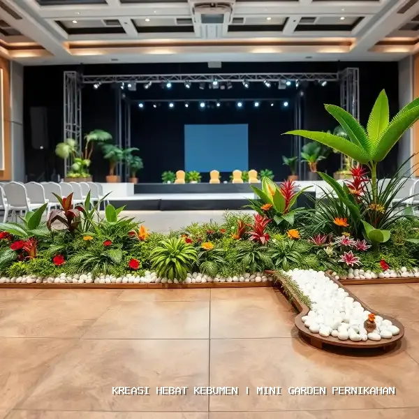 mini garden pernikahan Kebumen