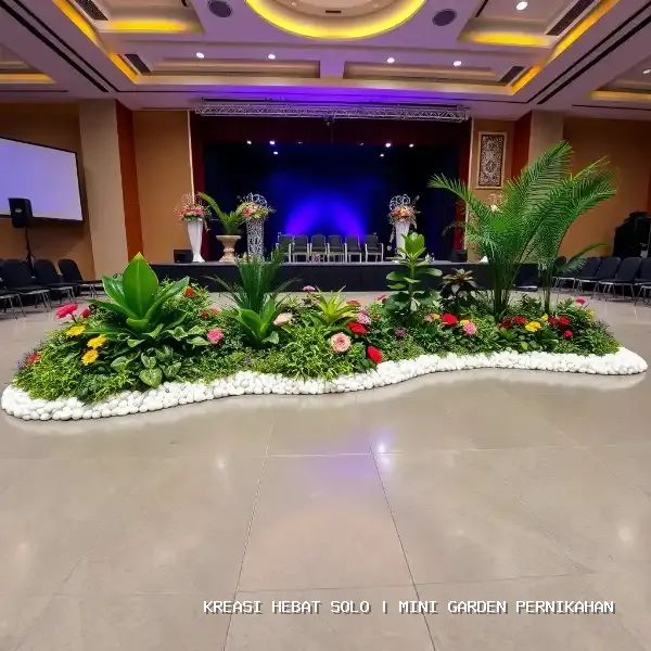 mini garden pernikahan Solo