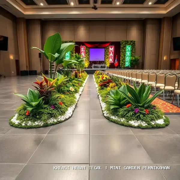 mini garden pernikahan Tegal