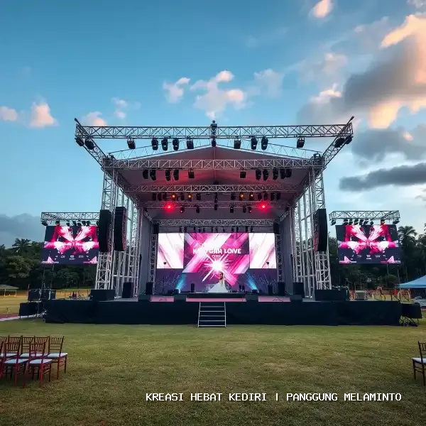 Panggung Melaminto Kediri – Konstruksi Kokoh & Aman