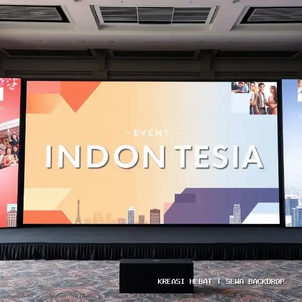 Sewa Backdrop Panggung Profesional
