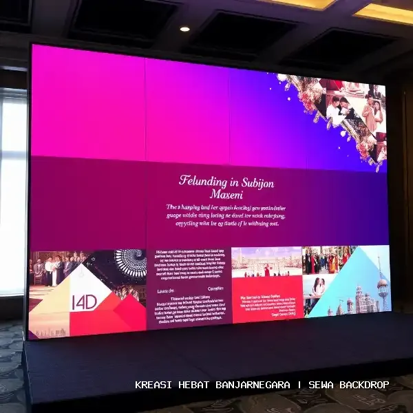 sewa backdrop Banjarnegara