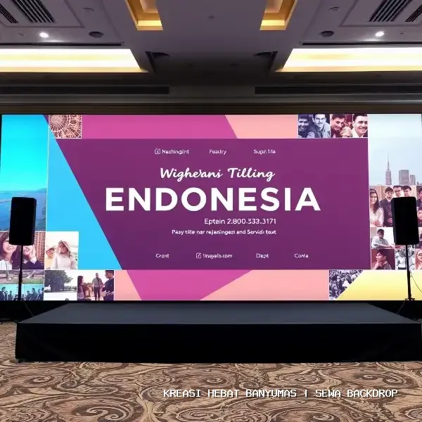 Sewa Backdrop Banyumas | Solusi Dekorasi Panggung Profesional