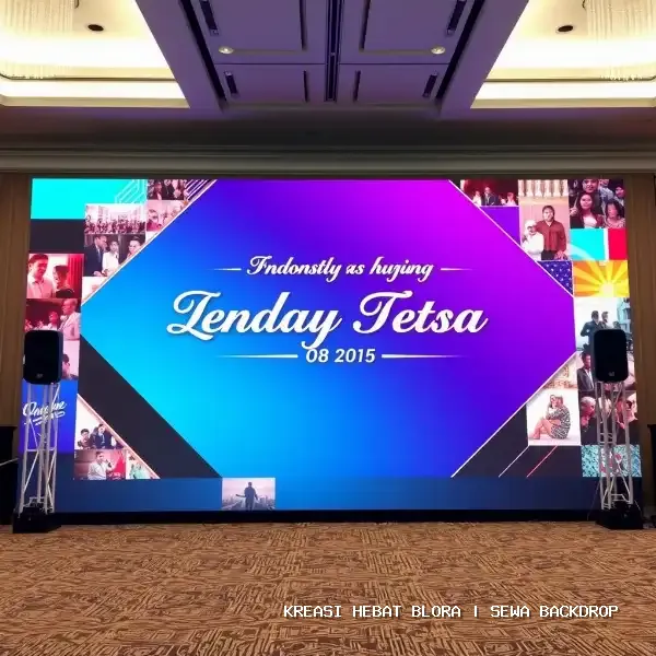 Sewa Backdrop Blora | Estetika Panggung Profesional
