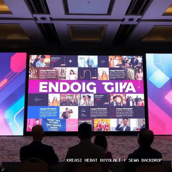 Sewa Backdrop Boyolali | Visual Mewah & Pemasangan Presisi