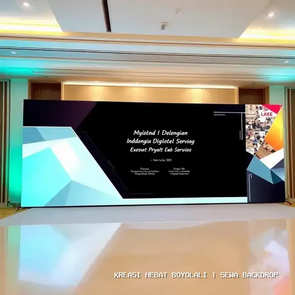 Sewa Backdrop Boyolali | Visual Mewah & Pemasangan Presisi